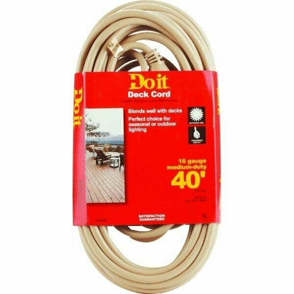 Do It Best Do it Extension Cord OU-JTW163-40X-BE